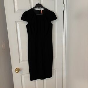 Club Monaco cap sleeve wool pencil dress